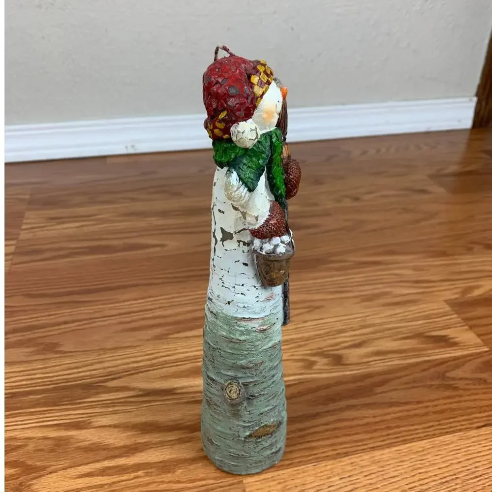 Bill Blass Snowman Christmas Tall Decorative Candle